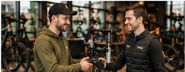 Persönliche Beratung im Fahrradfachhandel